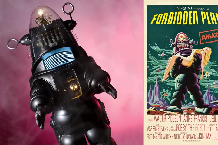 Robby the Robot first appeared in the 1956 movie Forbidden Planet, but his film and TV appearances number more than 30