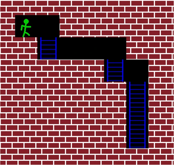 The game that the test subjects played required the player to move either forward or down, with instructions encoded directly into the brain