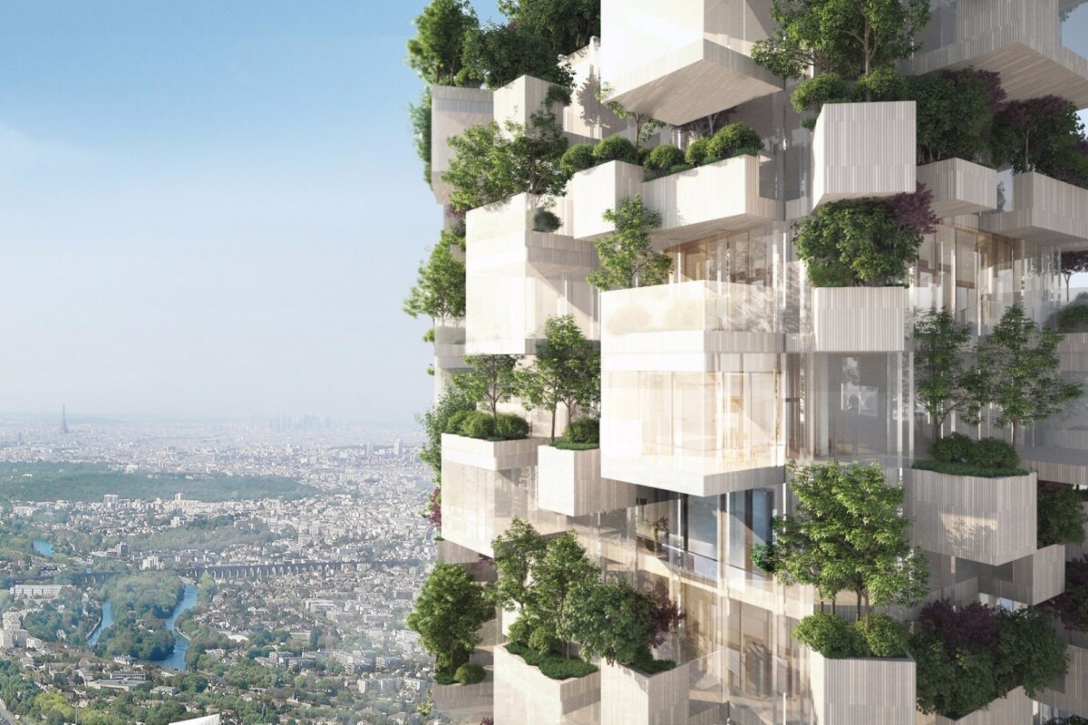 Stefano Boeri Architetti's newly announced Forêt Blanche tower will be covered in 2,000 plants