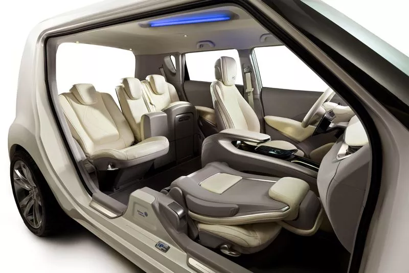 Johnson Controls' ie:3 demonstrator car is the company's showcase for new technologies in efficient, lightweight automotive interiors