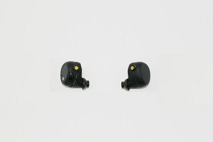The prototype "wearable device" from NEC that would allow one's ears to be used for user authentication