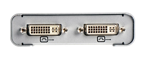 The DualHead2Go Digital ME features two DVI-D outputs
