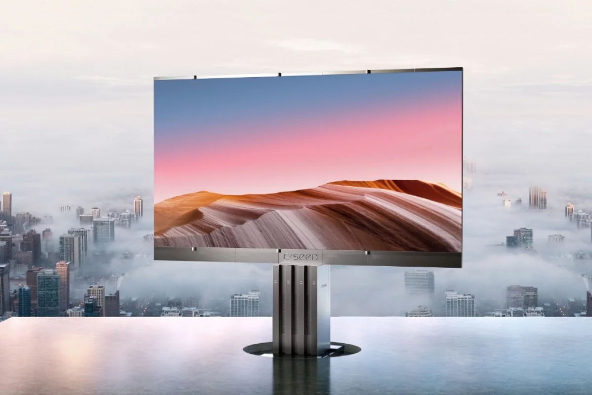 The C Seed 301 LED TV supports up to 4K HDR content, is bright enough to watch in direct sunlight and features 48-bit color depth