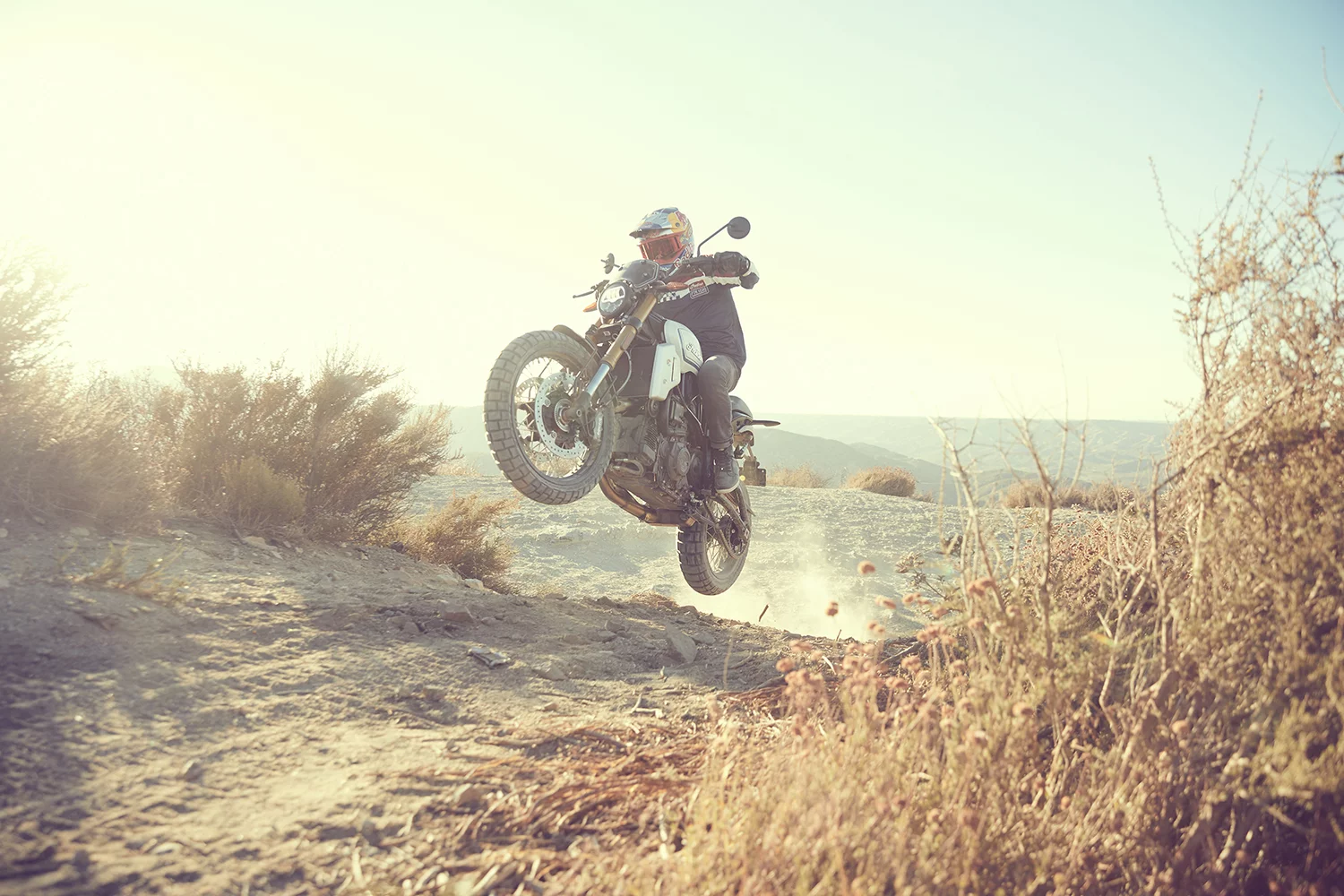 The Indian FTR1200 "Rally" accessory pack is focused on off-road fun and games