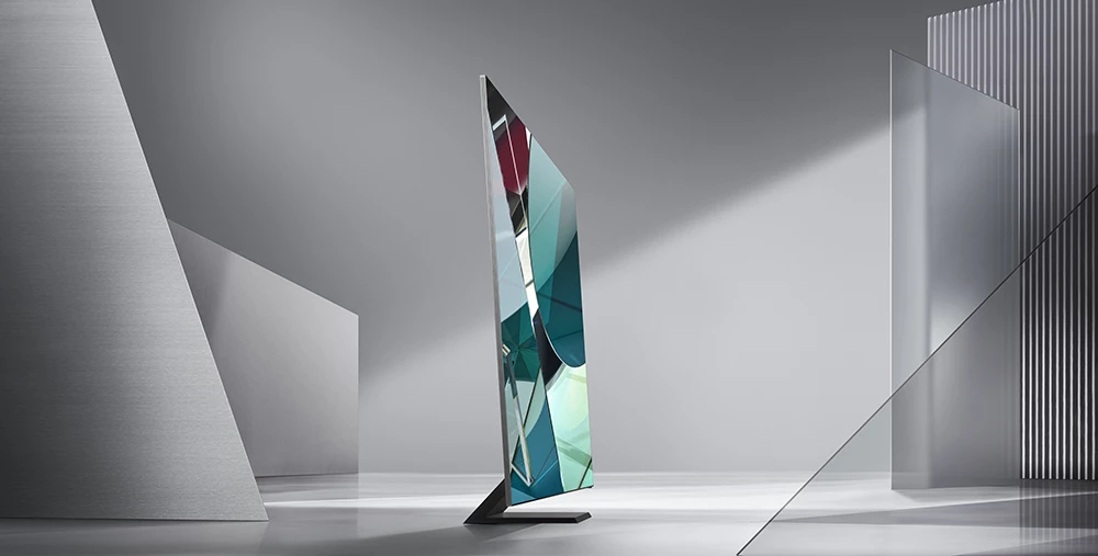 Samsung's new QLED 8K TVs have a slim profile, measuring just 15 mm (0.6 in) thick