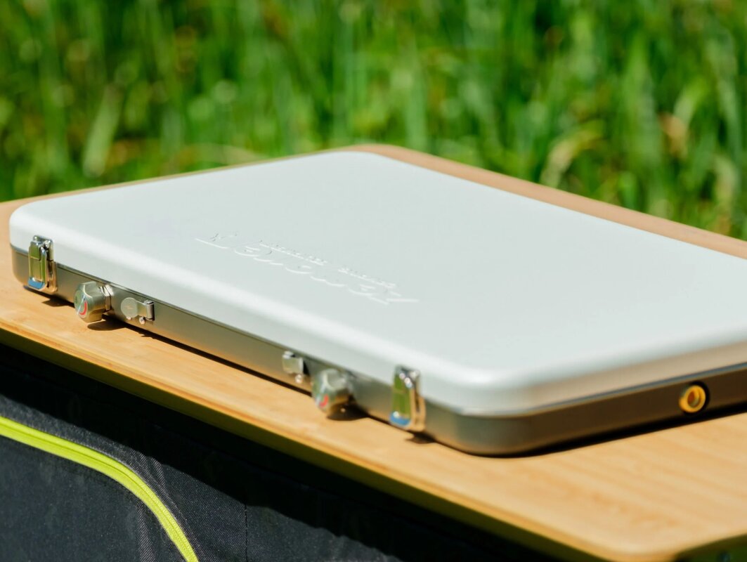 Razor-slim Stealth Jet camping stove fuses portability with power