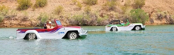 Two Panthers trolling along slowly on Lake Havasu (Photo: WaterCar)