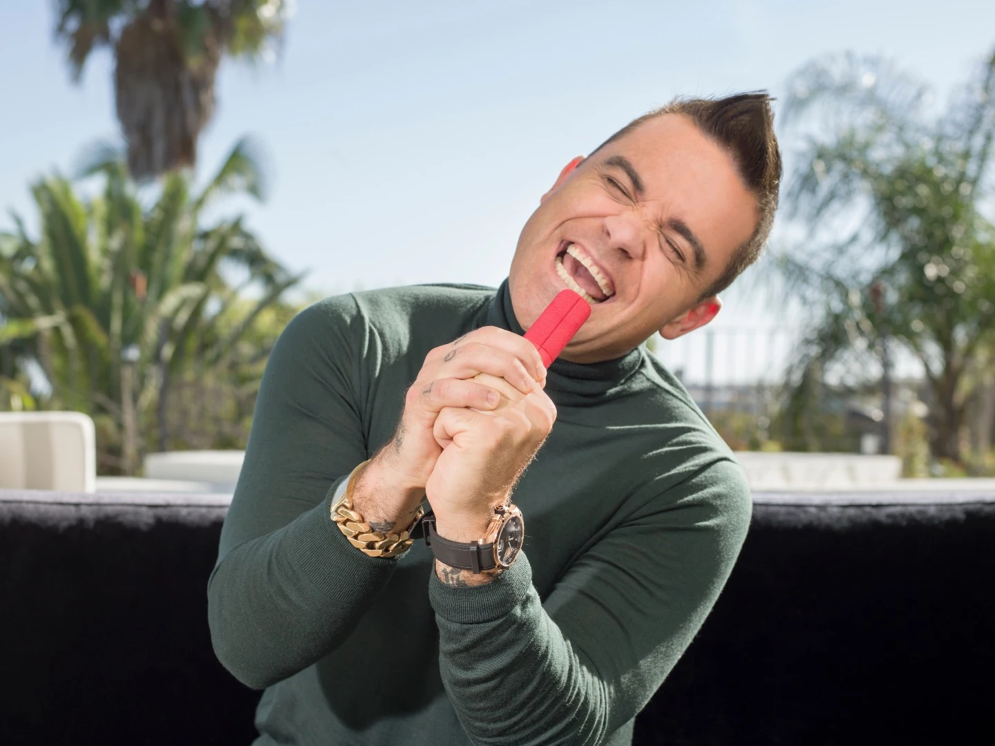 UK chart topper Robbie Williams is one of the music curators at Electric Jukebox
