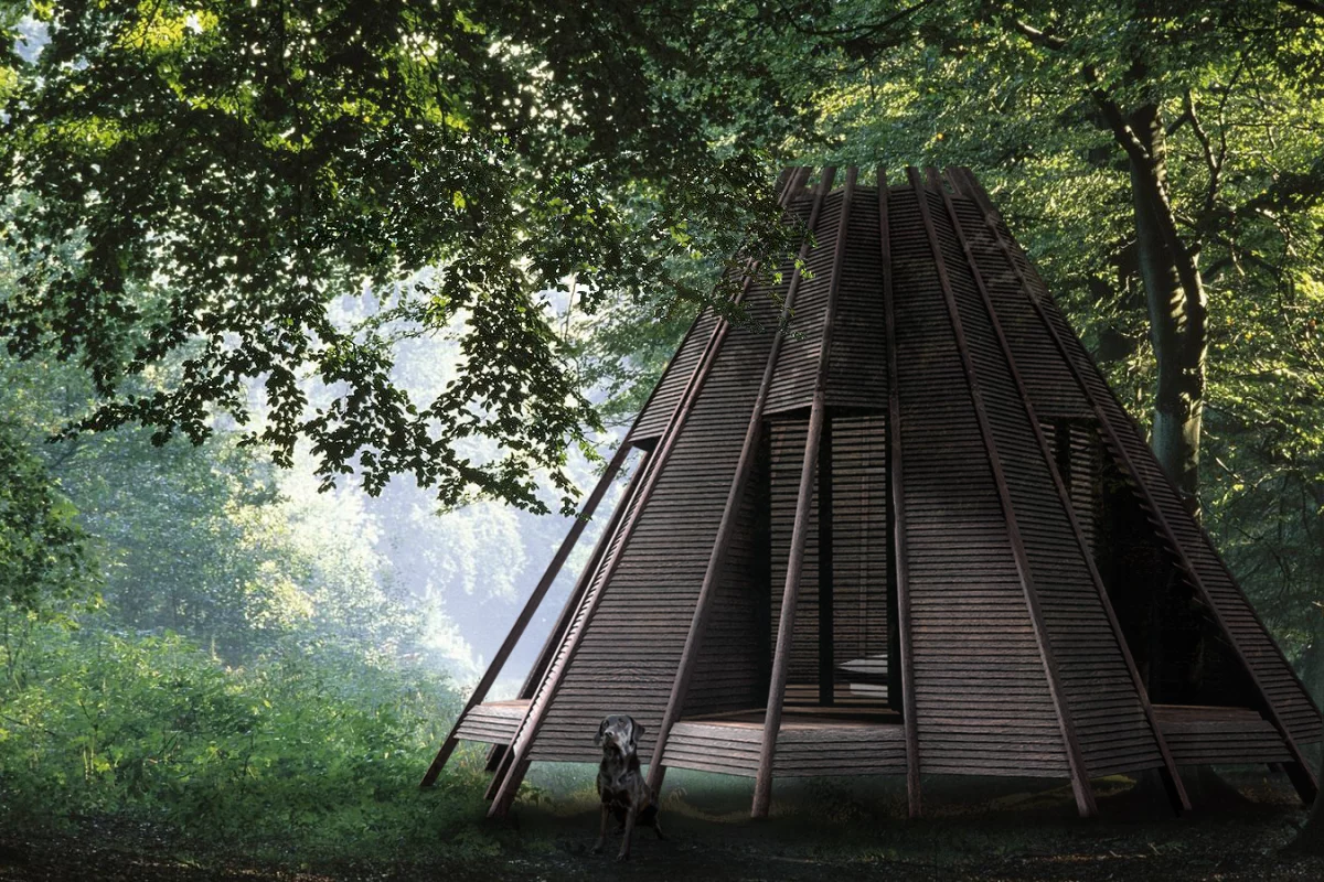 Designer Antony Gibbon drew upon the wigwam for inspiration while designing the Nook