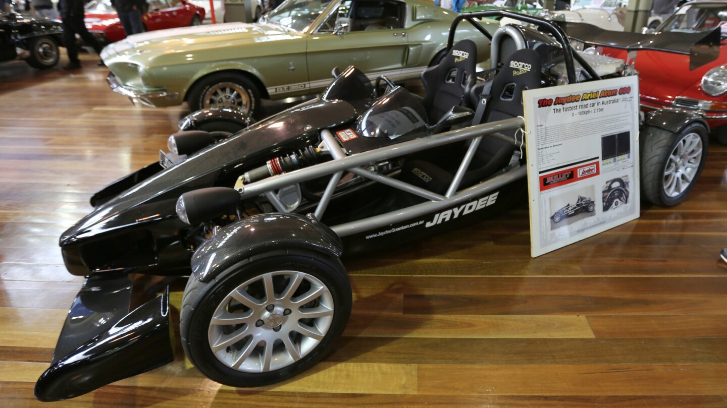 Australia's fastest road car ... the 600 hp Ariel Atom