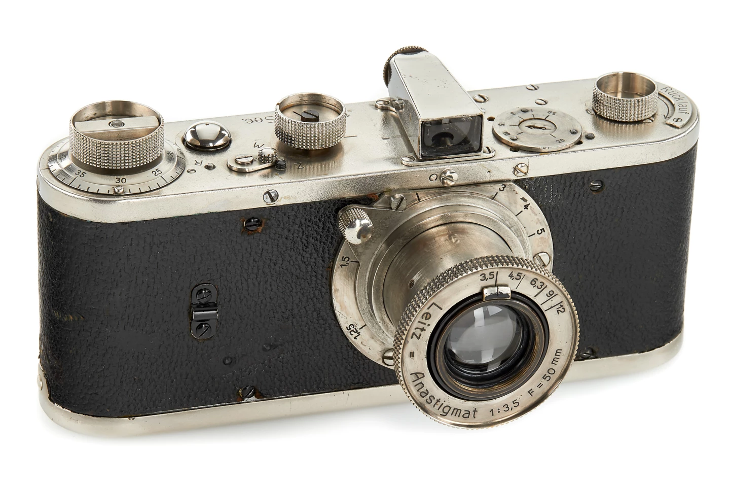 The Leica 0-Series Prototype Camera from 1921 is one of three known to exist, and was expected to sell for between €800,000 and €1,000,000 ($900,000 and $1,125,000). The century-old camera failed to meet reserve in the auction at Leitz Photographica on June 13, 2020.
