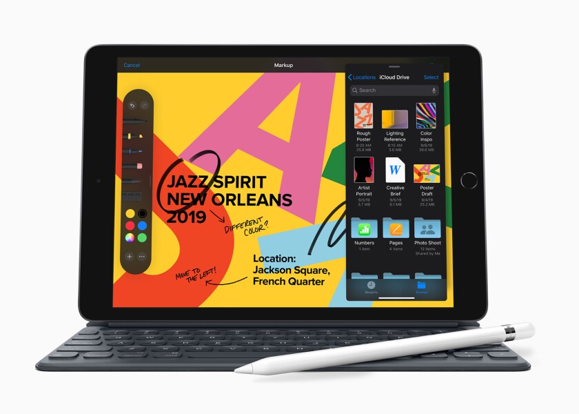 Also introduced today, a new 10.2-inch entry-level iPad