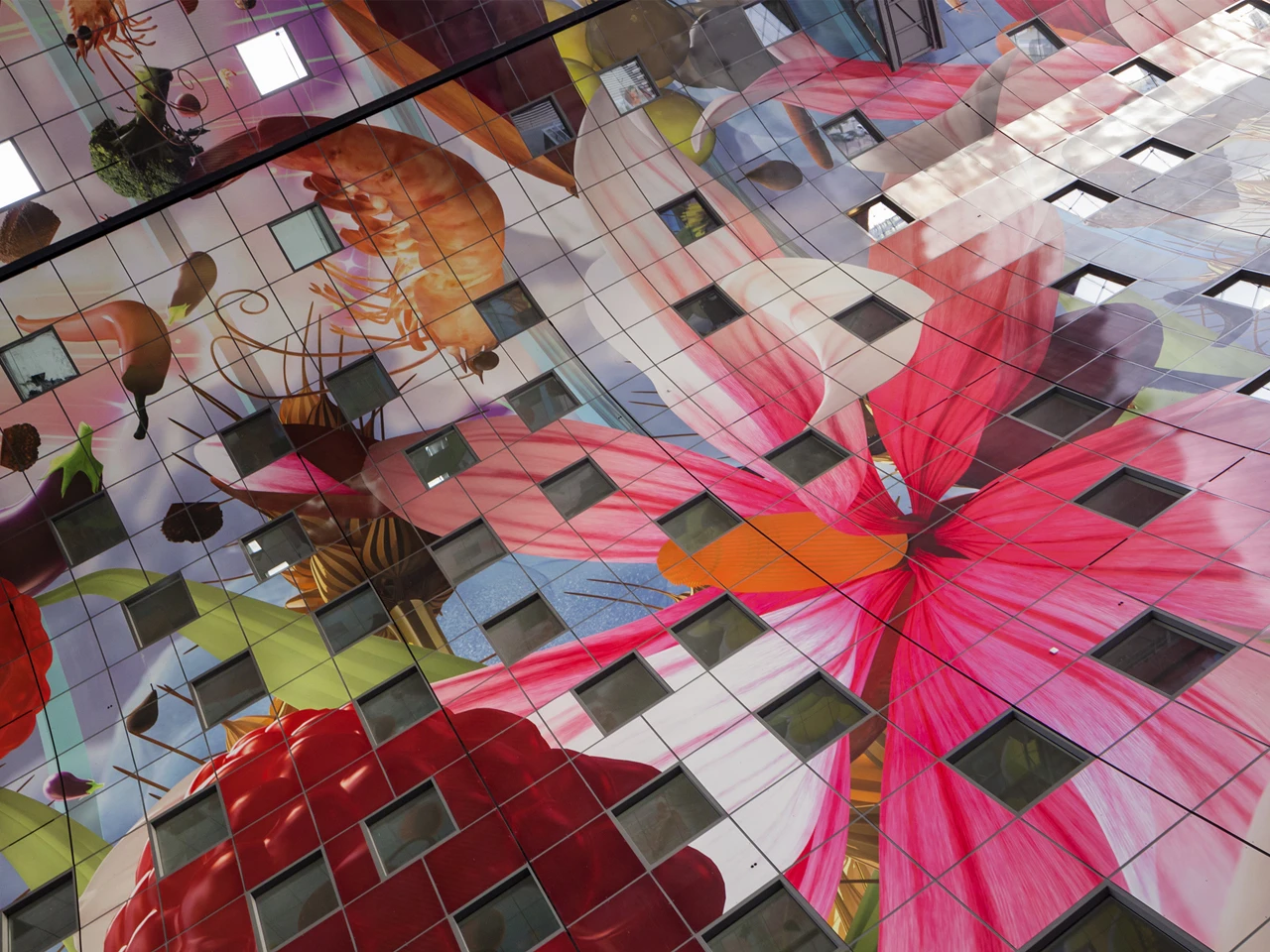 The Markthal mural is called Cornucopia
