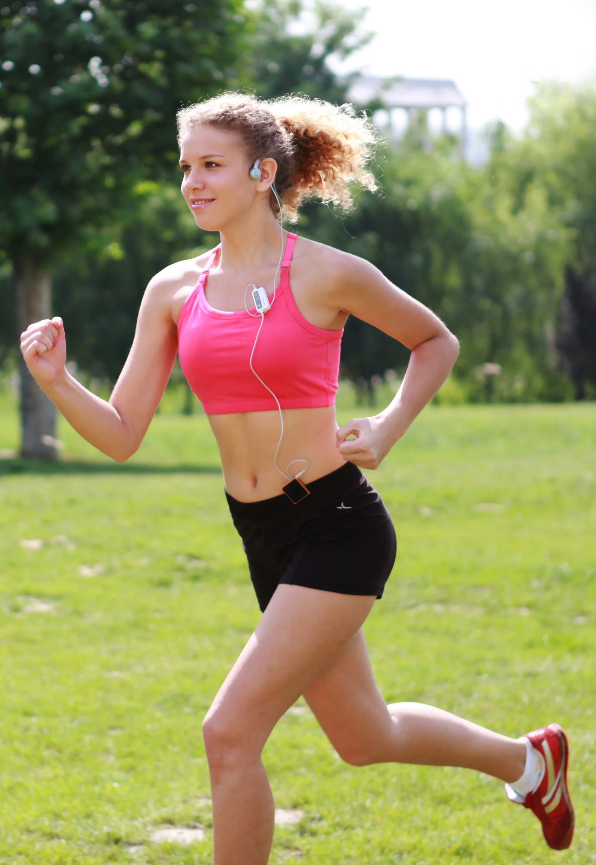 Aftershokz headphones can be used while running, allowing you to hear both what's going on around you and your tunes