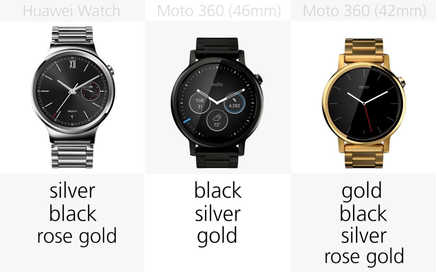 Color options
