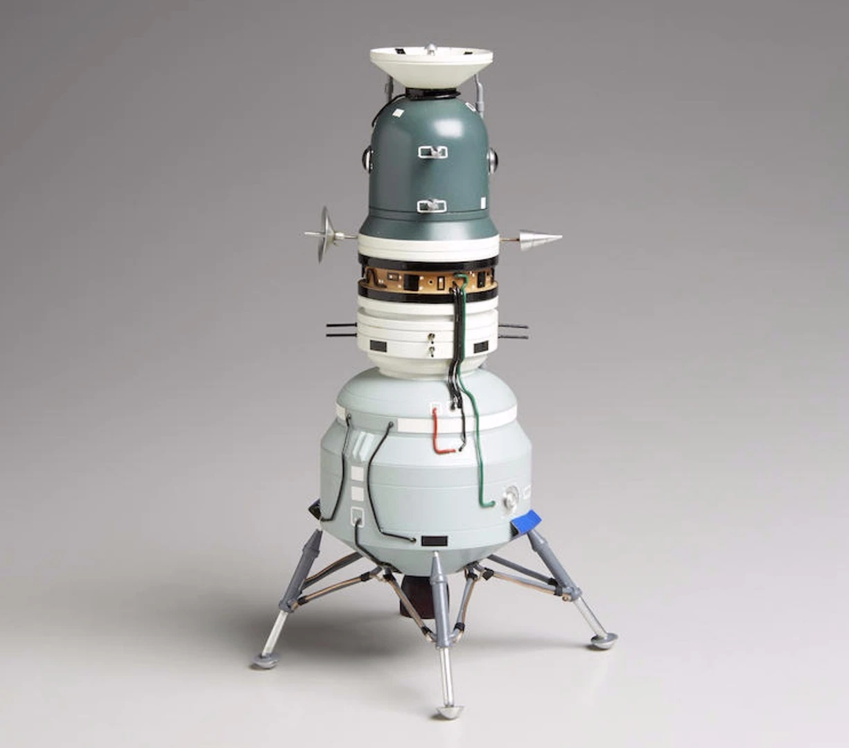Approximate 1:41 scale model of an early Russian Lunar Direct Ascent spacecraft
