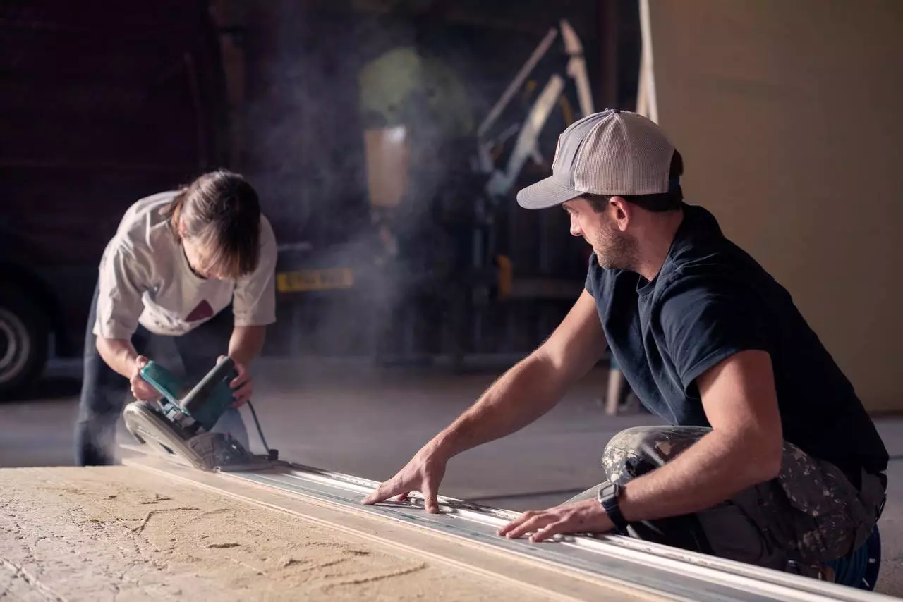 The conversion was a team effort