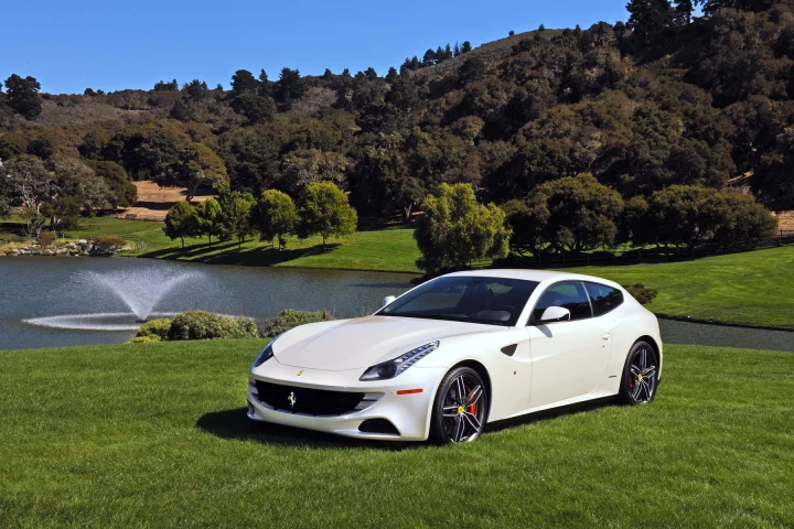 Ian Poulter's personalized Ferrari FF