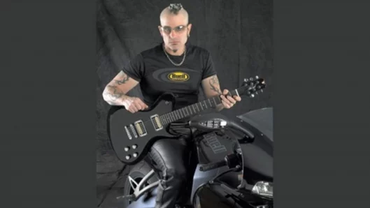 Mike Stone with a couple of Buell black beauties