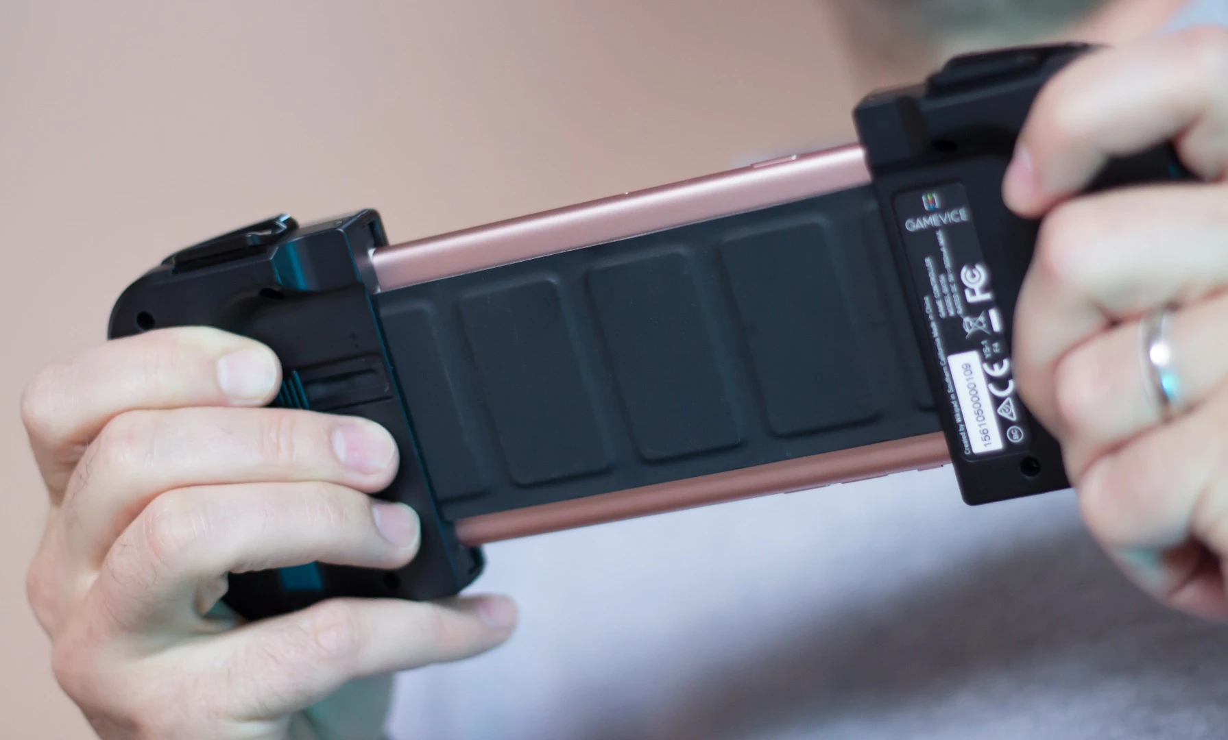 There's a locking mechanism that keeps your device secure