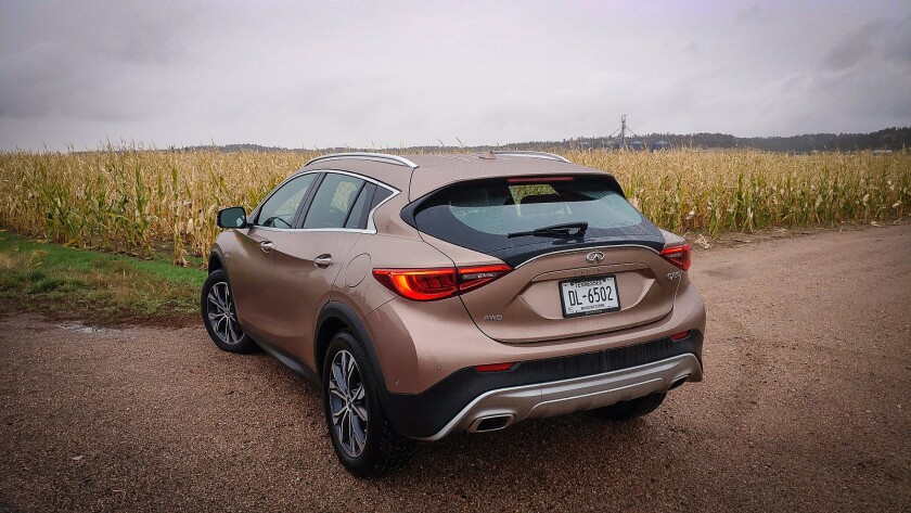 The versatility of a crossover wagon is inherent in the 2018 Infiniti QX30's design