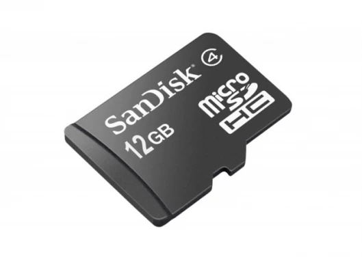 SanDisk 12GB microSDHC card
