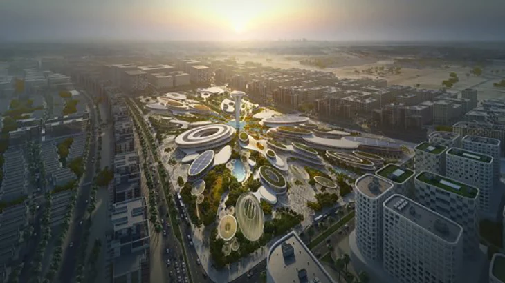 Zaha Hadid Architects' has won an international competition to design a mixed-use development for the UAE