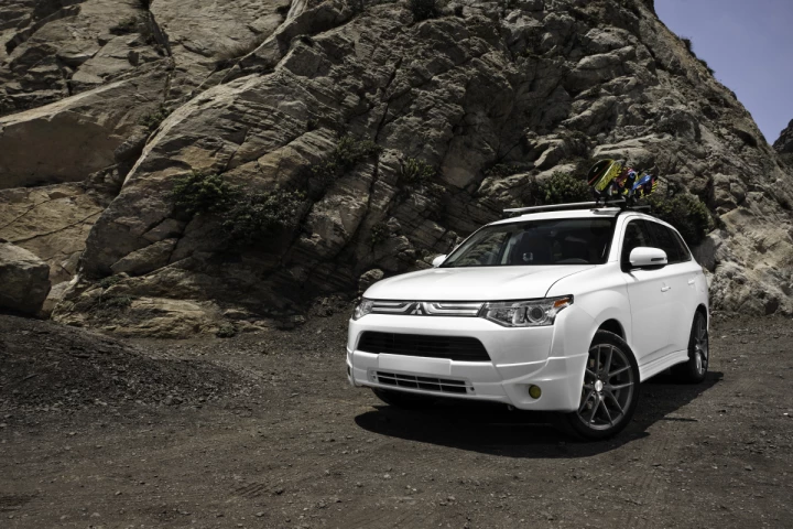 The Mitsubishi Outlander Winter Edition is ready for the slopes and backcountry
