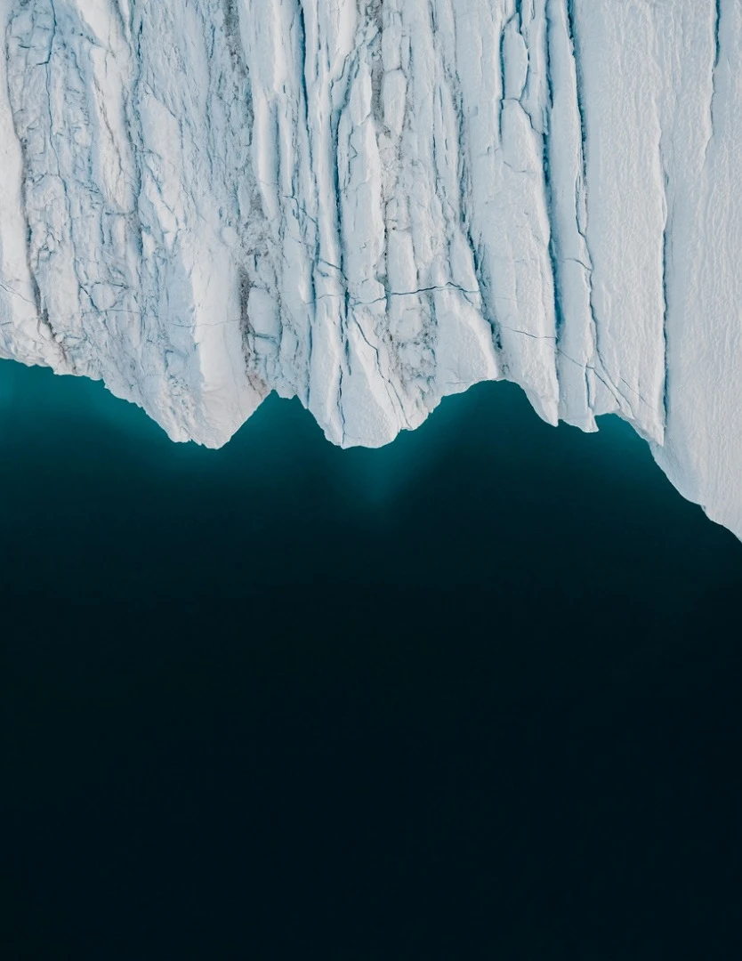 Sermeq Kujalleq annually calves over 35 cubic kilometers of ice