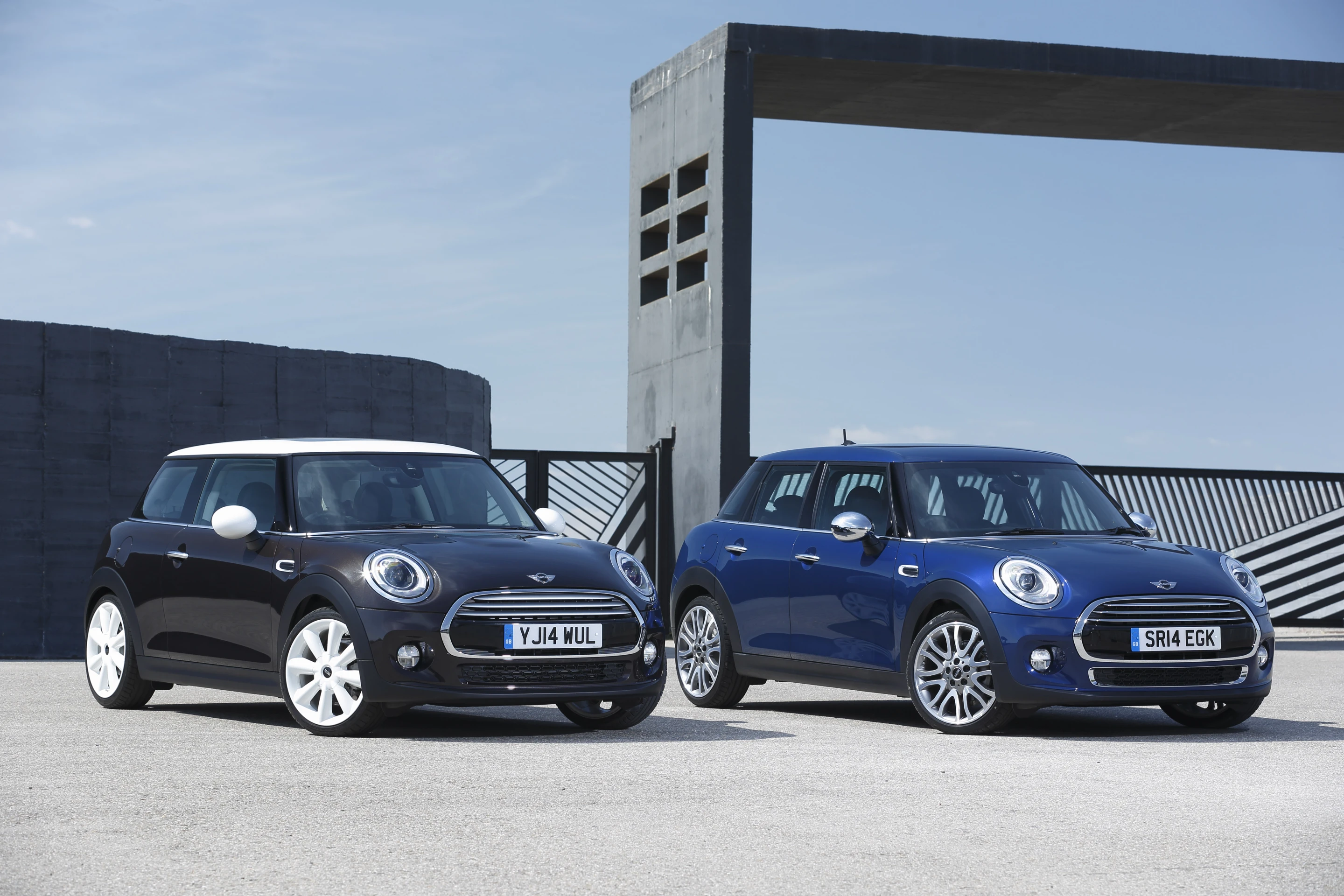 The 5-door has a longer wheelbase than the 3-door