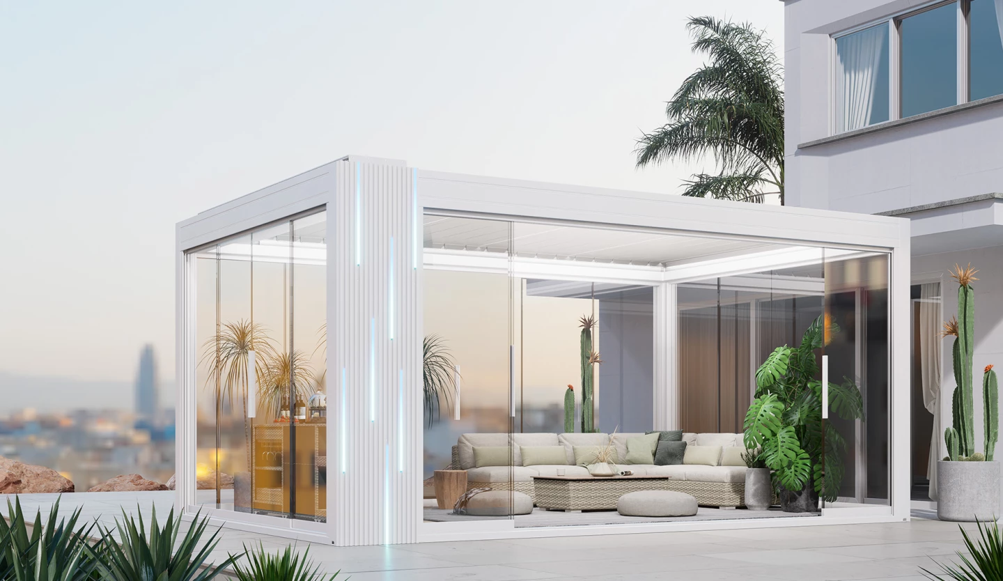 The Ombra offers all-weather outdoor life.