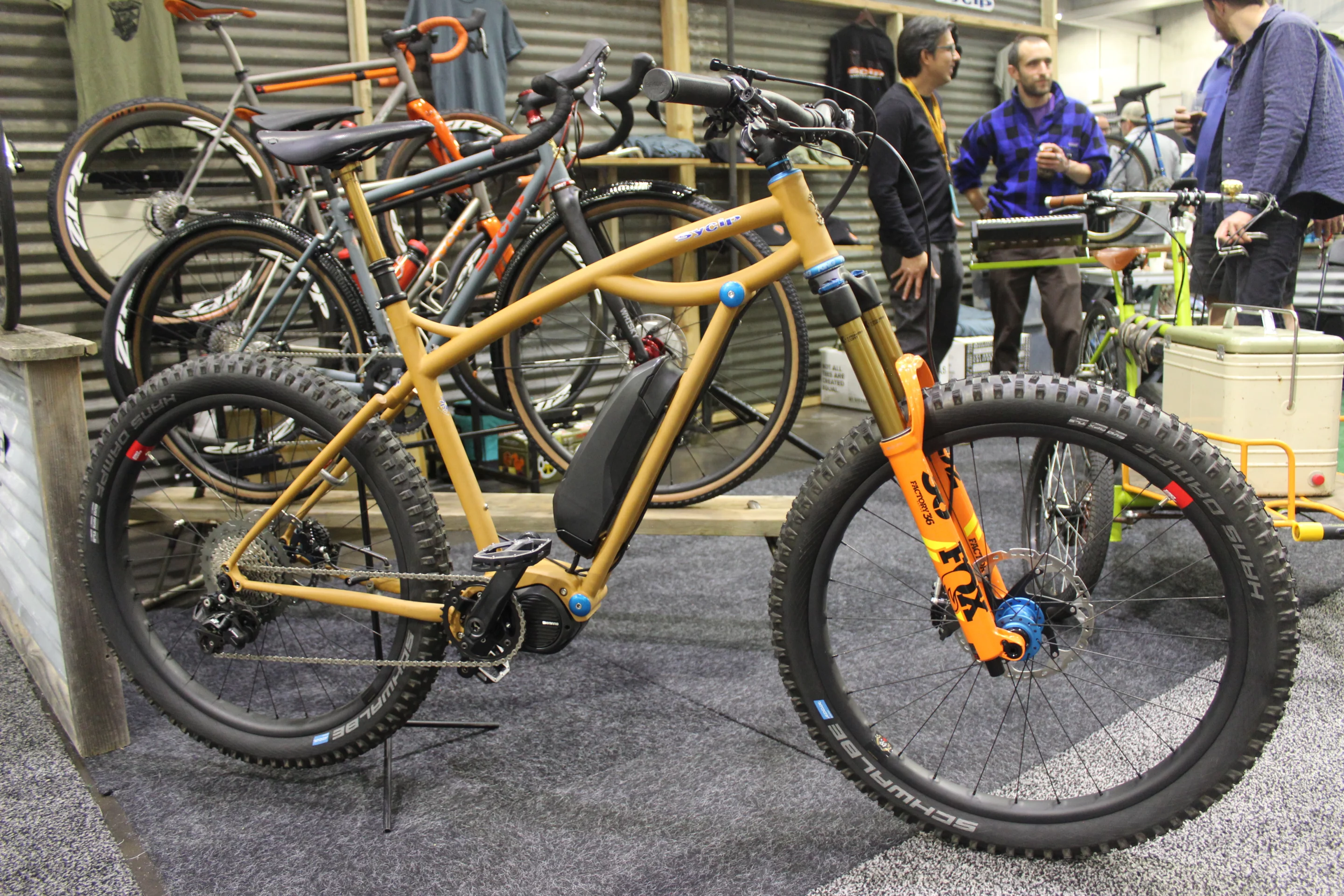 An electric-assist mountain bike from SyCip Designs