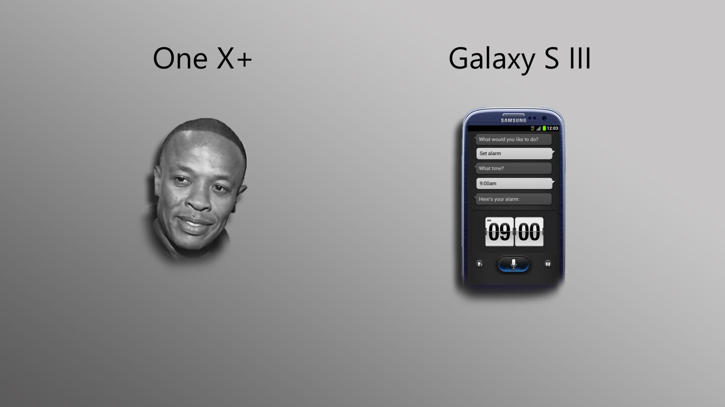Dre's Beats or S-Voice? (Dr. Dre photo: Commondr3ads)