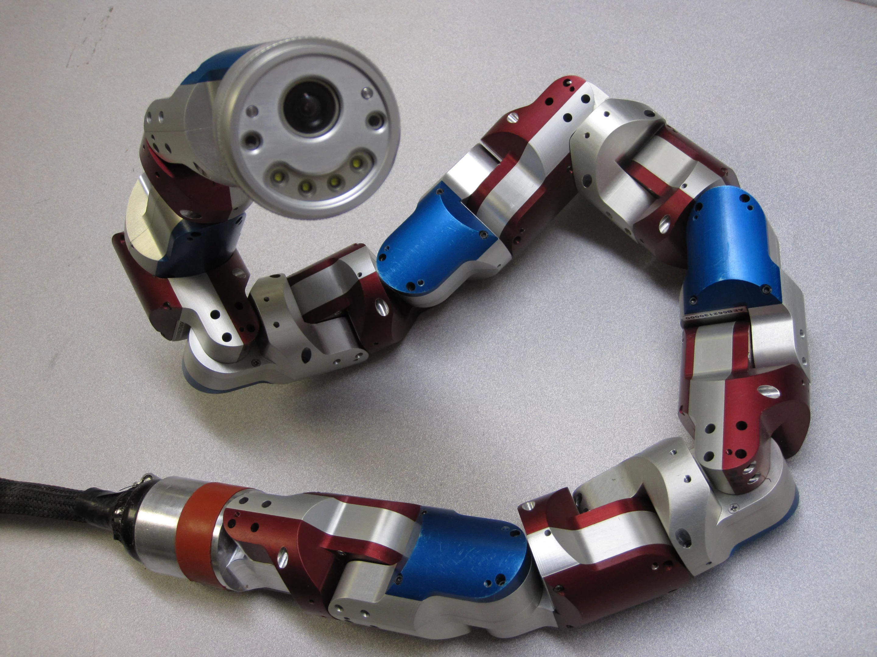 Carnegie Mellon University's Biorobotics Lab developed this modular snake robot to perform inspections and search-and-rescue operations