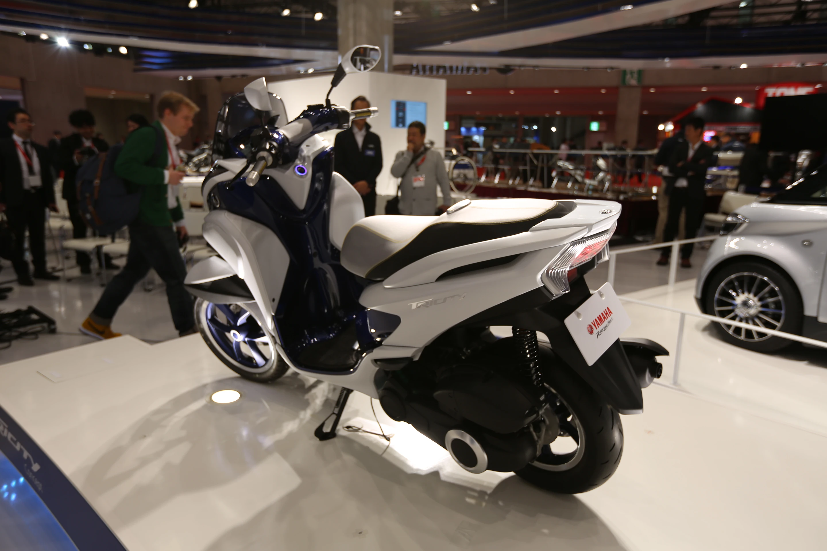 The Tricity has been designed to attract existing scooter users, as well as new riders