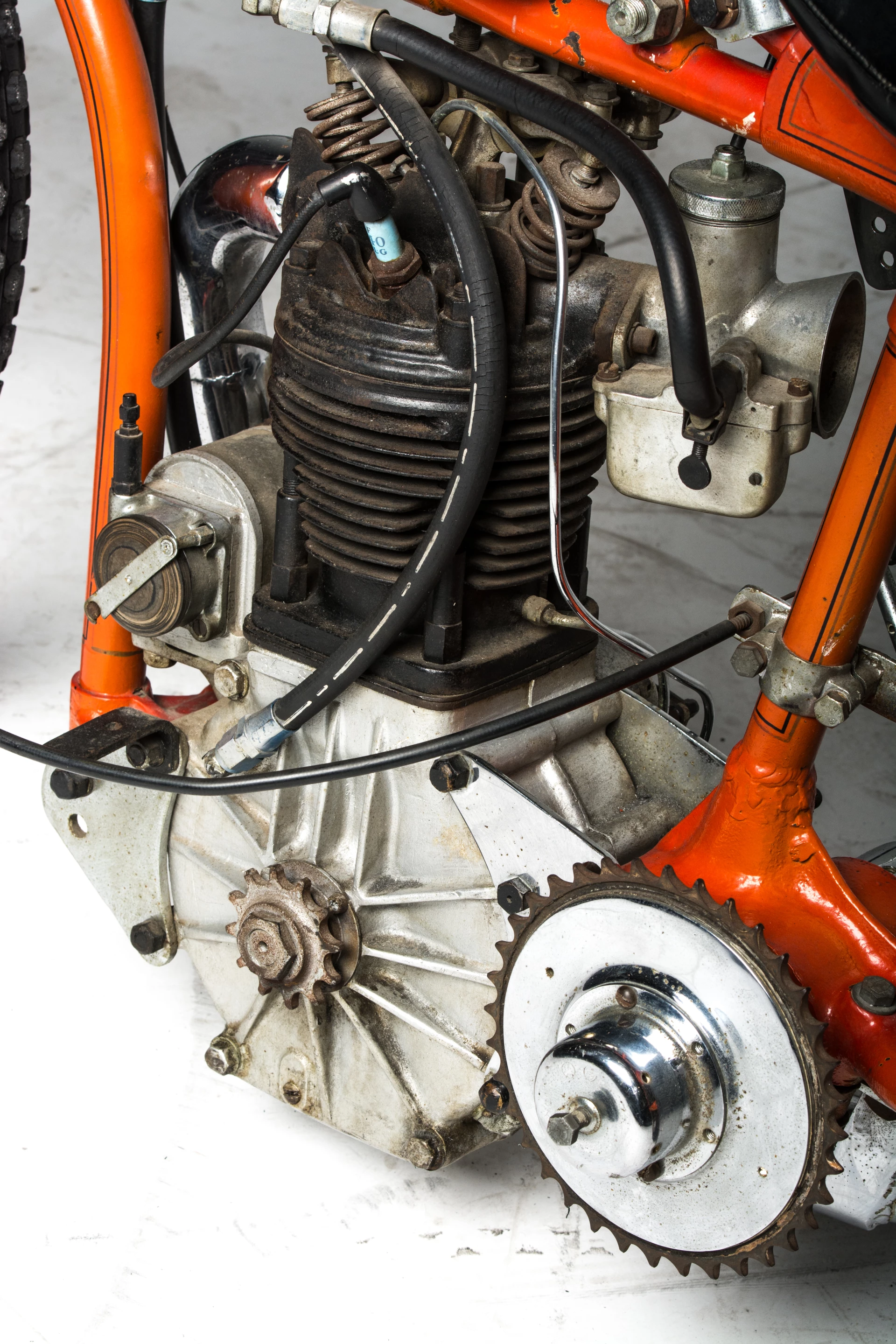 The precursor to the famous Crocker v-twin, Albert Crocker built just 31 speedway bikes before turning his hand to the bikes which made him a global name. This is one of them, and not surprisingly, they don't appear at auction very often. MidAmerica sold the last one to appear at auction in Las Vegas in 2011 for $151,200 (inc buyer's commission). This 1934 Crocker Speedway Racer (Lot S73) is estimated to fetch between $150,000 and $180,000