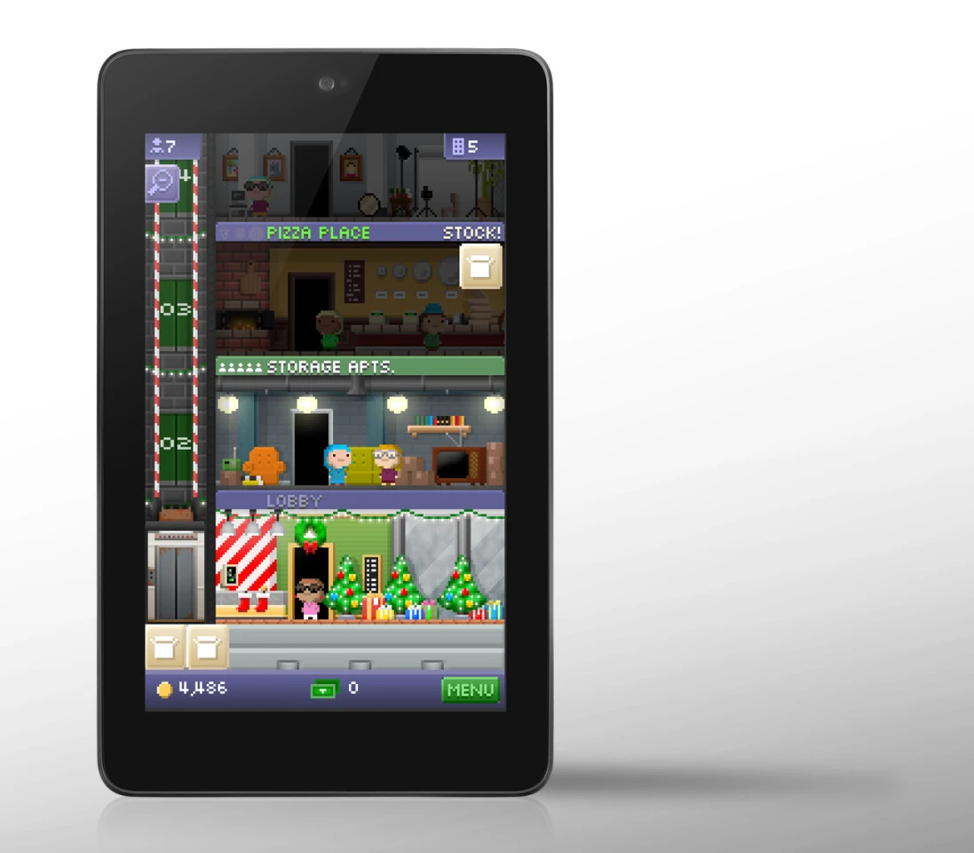 Tiny Tower is an addictive tower simulator