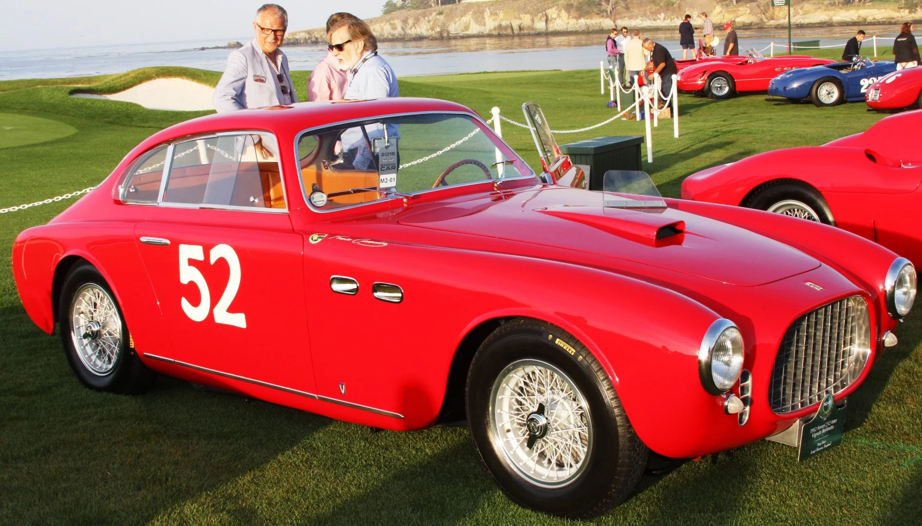 1952 Ferrari 212 at Pebble Beach.