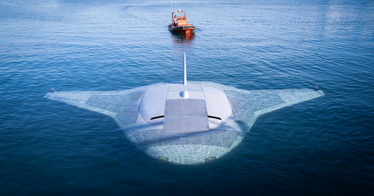 DARPAs riesiges Roboter-U-Boot Manta Ray sticht in See