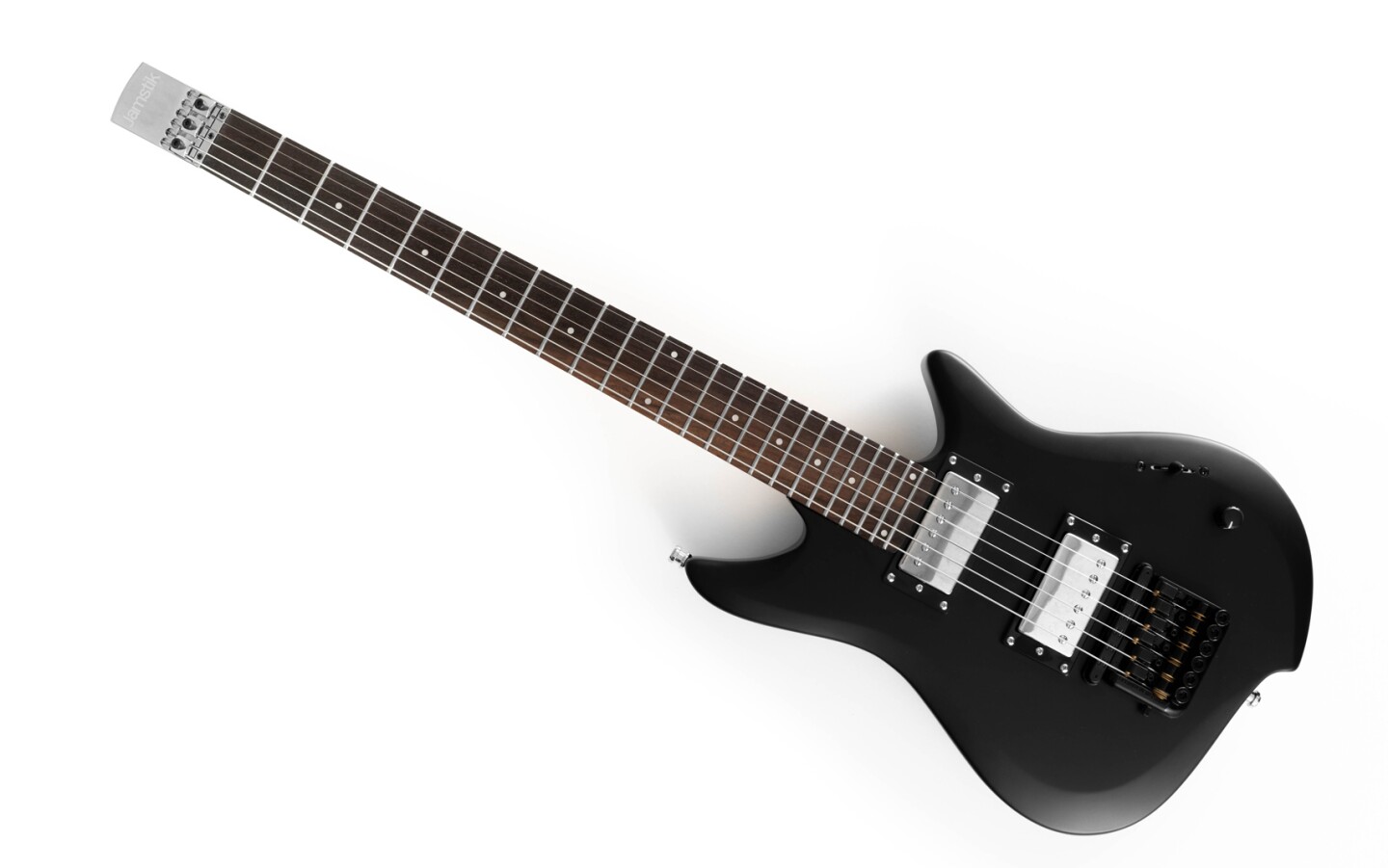 The JamStik Studio MIDI Guitar is less of a Stik and more like a standard guitar, though is reckoned to still be travel friendly