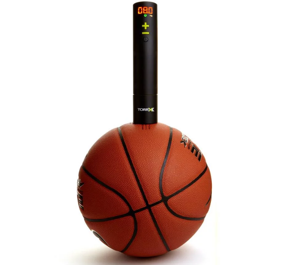 The water-resistant device is powered by a USB-rechargeable lithium-ion battery, one charge of which should allow for approximately 50 fillings of soccer balls, basketballs, volleyballs or footballs