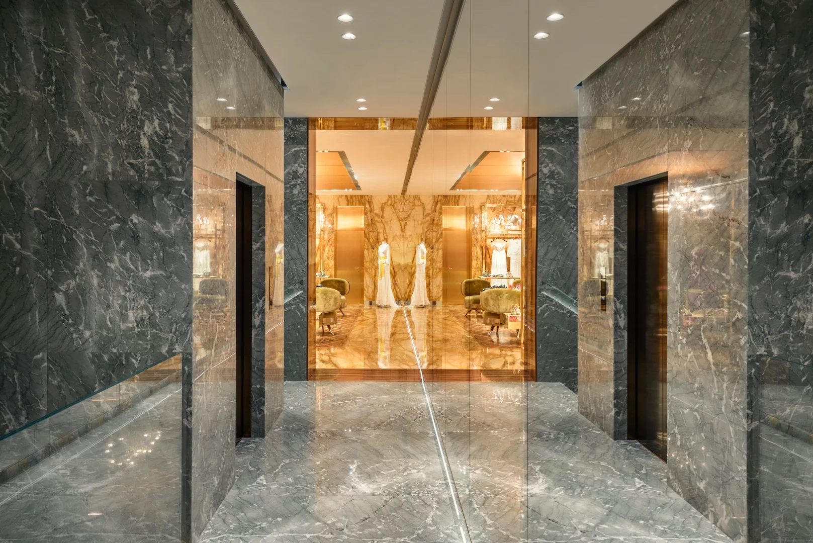 The Dolce & Gabbana’s Venice Palazzo in Italy by French architecture firm Carbondale earned a "Special prize for an Interior Shops & Stores" at the 2018 Prix Versailles awards