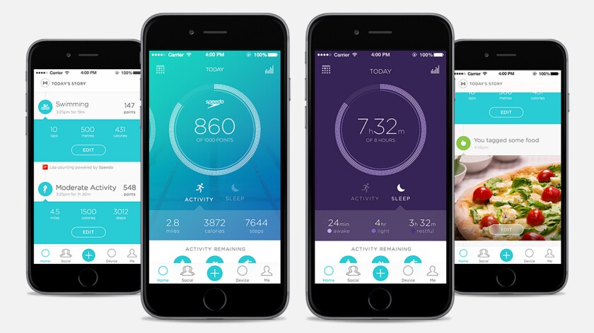 The device connects to iOS and Android smartphones via Bluetooth 4.1, working with the company's companion app