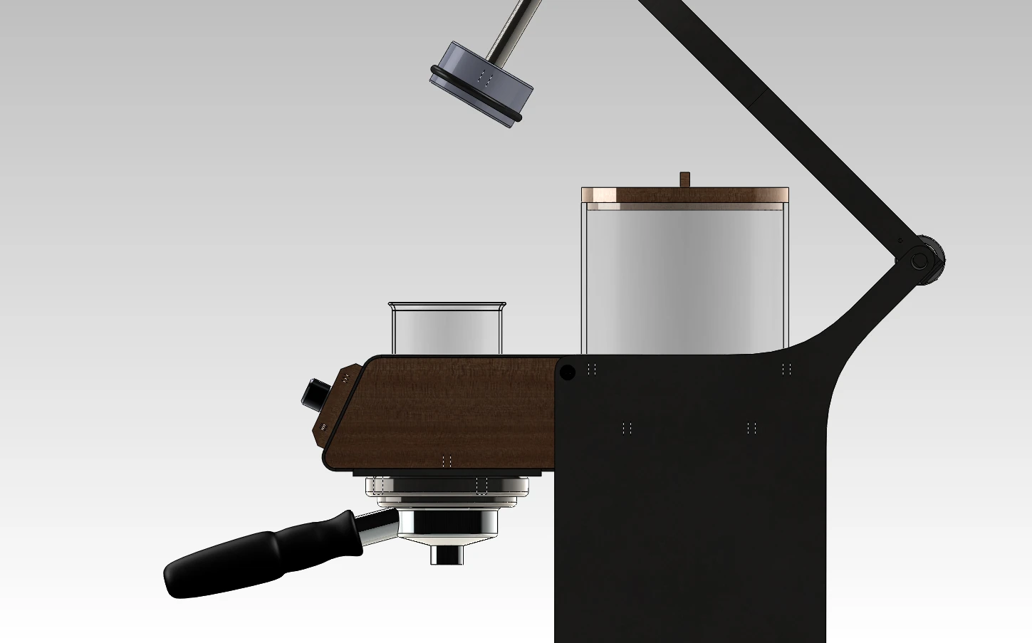 Reservoir self-fills silently with line pressure, and uses gravity to fill boiler