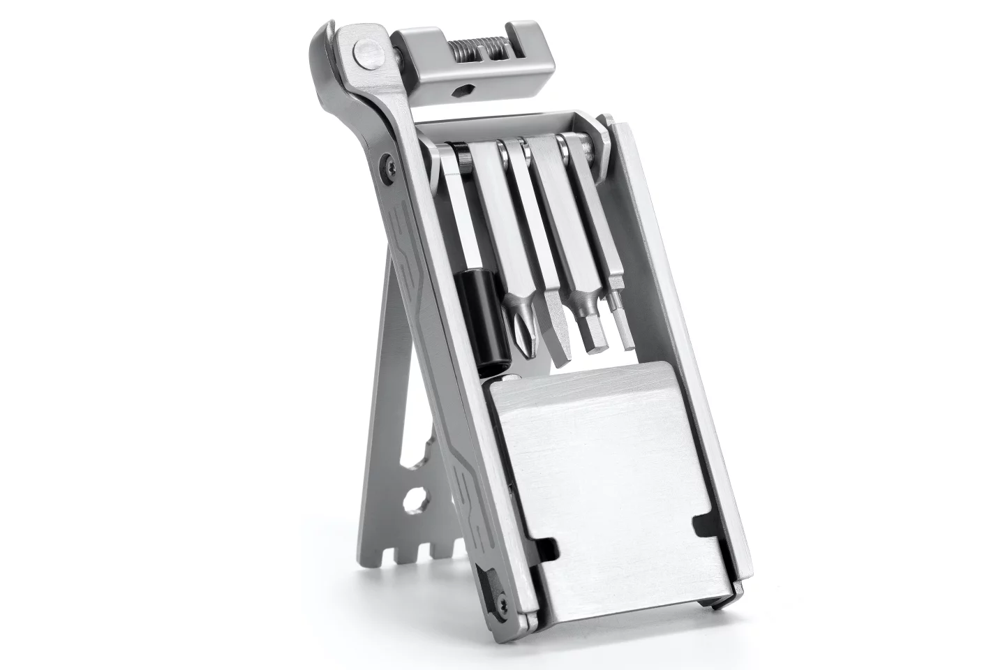 The DTool measures 4.5 inches long by 2 inches wide by 0.6 inches thick (114 by 51 by 15 mm)