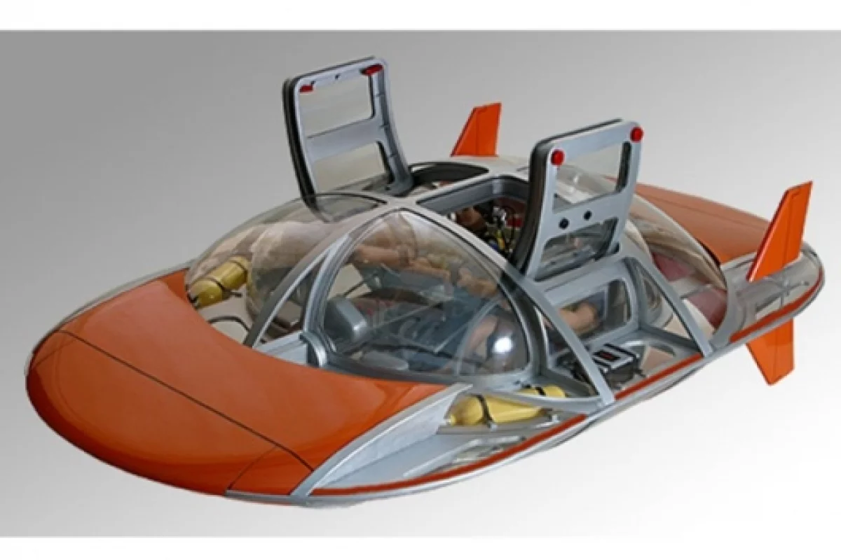 Pedal power: Using revolutionary design, Marine Innovation Technologies' Underwater Vehicle can be powered by just two people pedaling