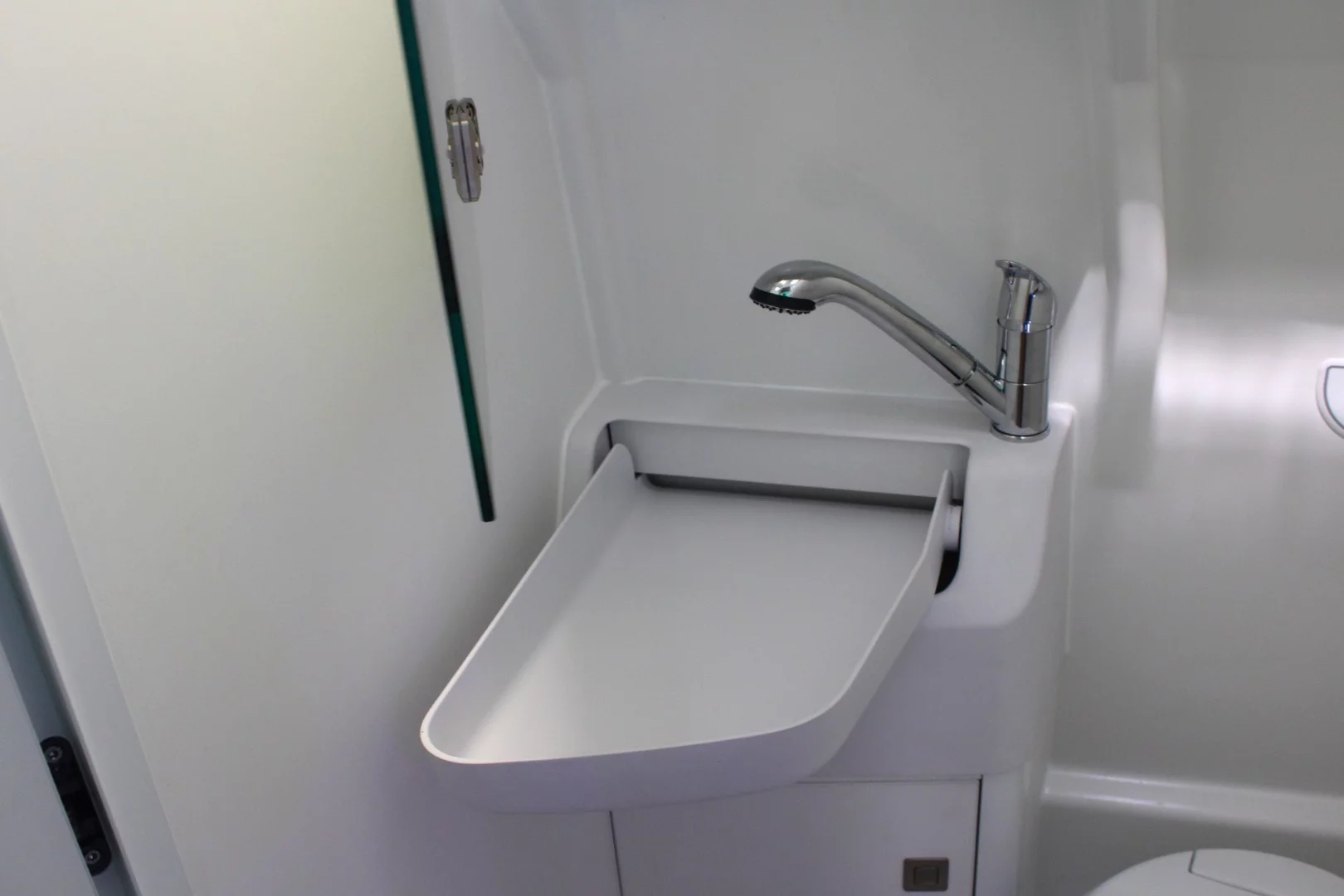 Then drop it down to wash up