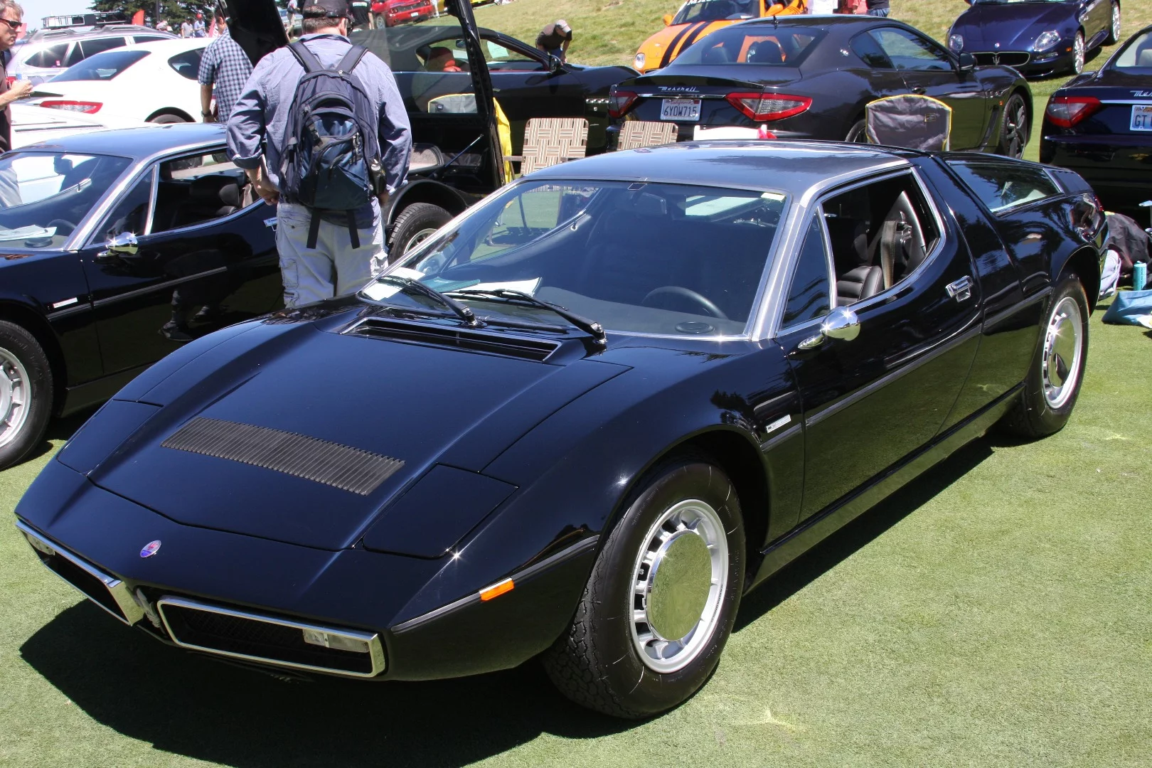 1975 Maserati Bora at The Concorso Italiano