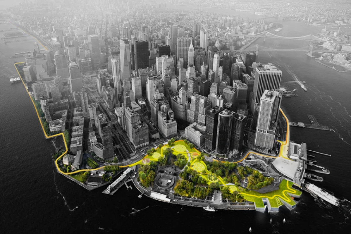 Denmark's Bjarke Ingels Group (BIG) has been awarded $335 million to improve lower Manhattan's flood and storm defences (Photo: Rebuild by Design)