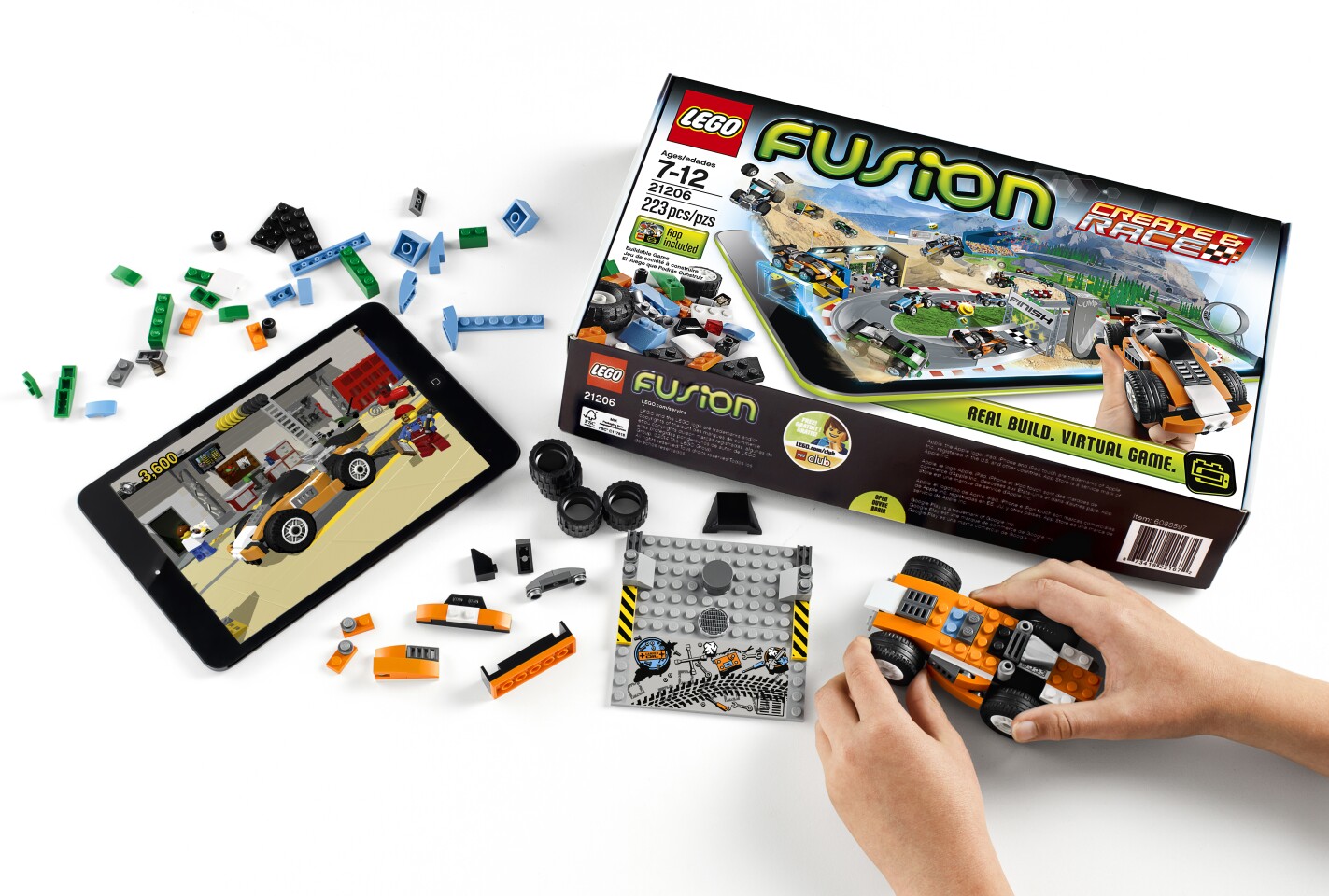 In Lego Fusion Create and Race, players construct a car which can be taken for a virtual spin in the app